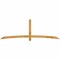 Ekena Millwork Bellingham Rough Sawn Timber Gable Bracket, Western Red Cedar, 108"W x 36"H x 2"D x 4"F, 8/12 Pitch GBW108X36X0204BEL00RWR - alternate 1